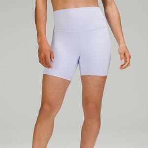 Lululemon Align High Rise Shorts 6” Pastel blue, size 8